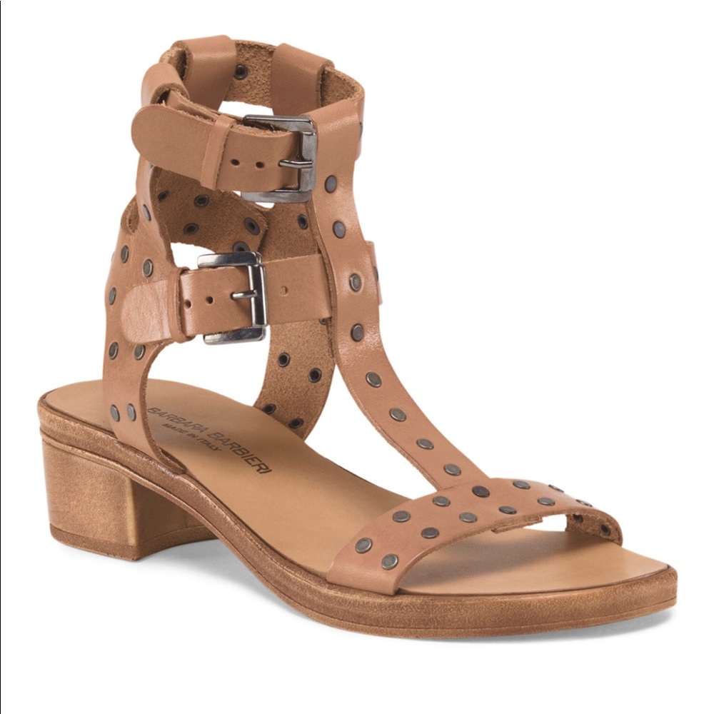 Barbara Barbieri gladiator sandals
